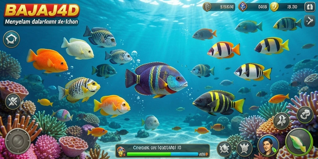 Tampilan gameplay BAJAJ4D yang menegangkan saat menangkap ikan.
