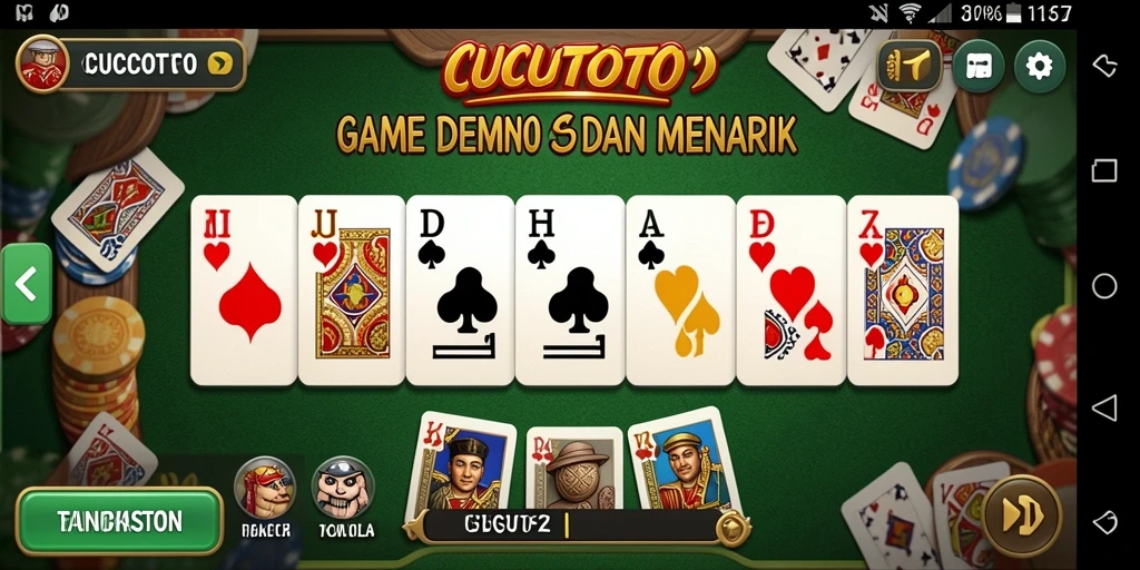 Gameplay seru CUCUTOTO dengan grafis menarik dan interaksi pemain.