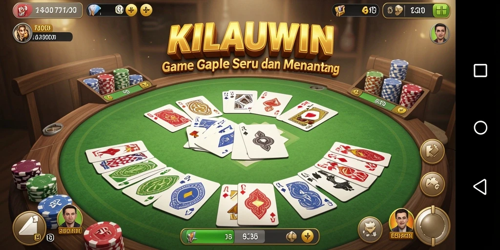 Tampilan menarik dari gameplay KILAUWIN yang seru dan kompetitif.