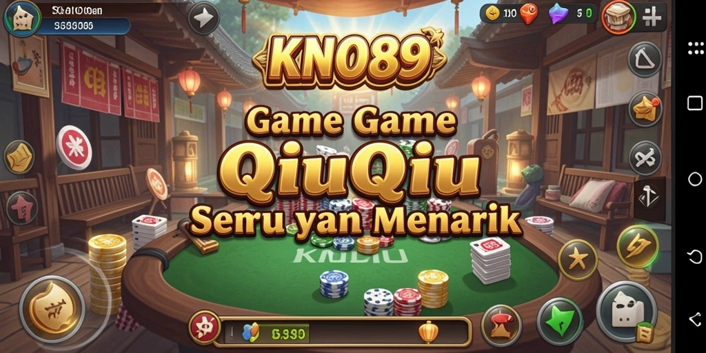 Tampilan gameplay QiuQiu yang seru dan menarik di KNO89.