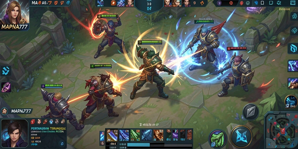 Tampilan seru gameplay MAPNA777 yang kompetitif.