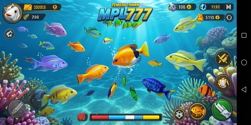 Tampilan gameplay seru Tembak Ikan di MPL777.